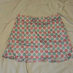 Coral Bay Golf Citrus Print Kint Golf Skort / L
